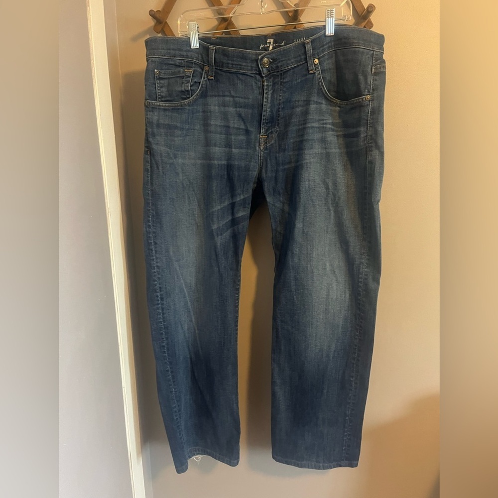7 for all men kind Austyn jeans 38 straight leg relaxed